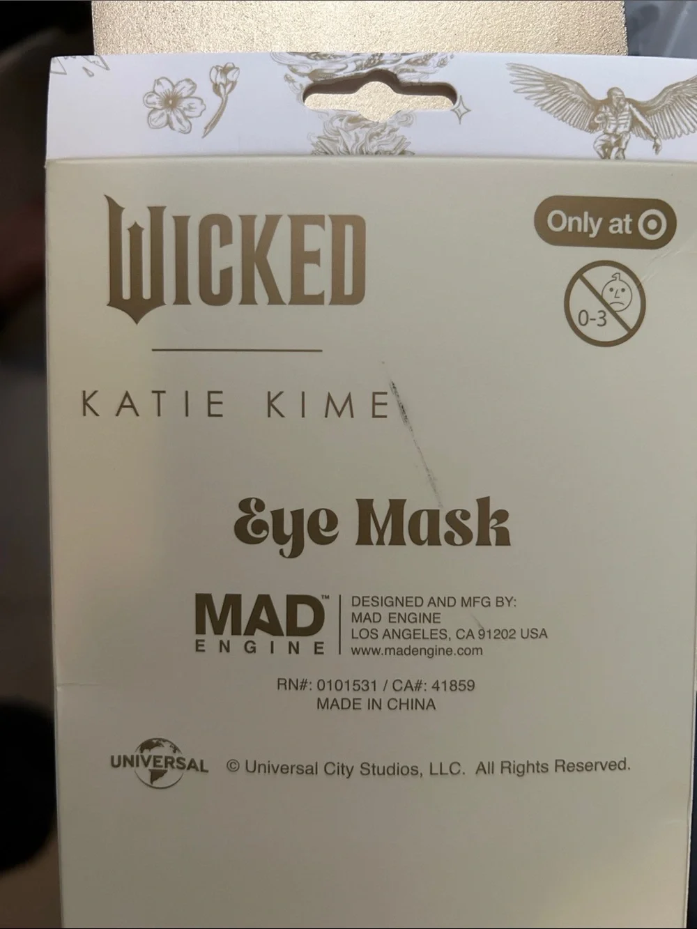 Katie Kime Emerald and Gold Wicked Eye Mask
